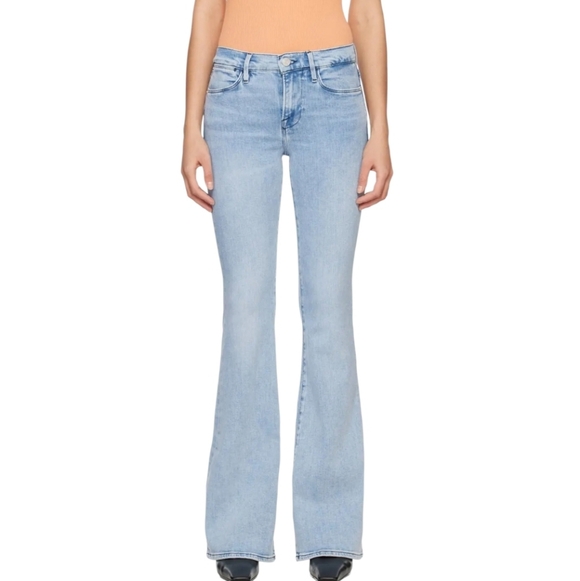 Frame Le High Flare Jeans In Yorba - Picture 2 of 9